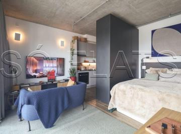 Apartamento · 38m² · 1 Quarto · 1 Vaga · Studio Ayra Pinheiros, flat disponível para locação contendo 38m², 1 dormitório e 1 vaga.