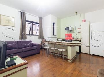 Apartamento · 45m² · 1 Quarto · 1 Vaga · Flat no Jardim Paulista, na Av. Brigadeiro, prox a Av. Paulista e fácil acesso ao Pq. do Ibirapuera.