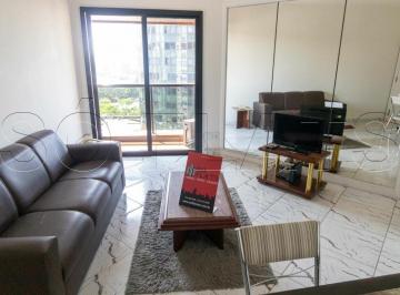 Apartamento · 42m² · 1 Quarto · 1 Vaga · Flat mobiliado no Itaim Bibi com 1 dormitório com vista para Avenida Faria Lima.
