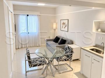 Apartamento · 33m² · 1 Quarto · 1 Vaga · Apto no Ninety contendo 33m² 1 dormitório 1 vaga nos Jardins, disponível para locação.
