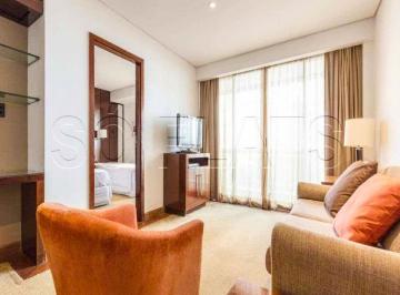 Apartamento · 80m² · 2 Quartos · 2 Vagas · Lindo flat George V com 80m², 2 dormitório e 2 vagas, disponível para locação no Itaim Bibi