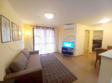 Apartamento · 43m² · 2 Quartos · 1 Vaga · Flat no Quality Alvorada, com 43m², 2 dormitórios e 1 vaga para locação na Vila Olímpia.