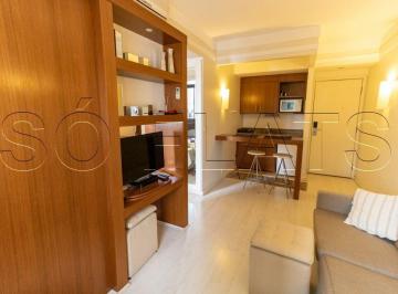 Apartamento · 76m² · 2 Quartos · 2 Vagas · Flat de 02 dormitórios no Itaim Bibi, excelente empreendimento e ótima localização, cozinha completa