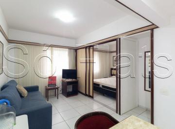 Apartamento · 28m² · 1 Quarto · 1 Vaga · Flat disponível para locação no Jardins com ótima localização todo mobiliado
