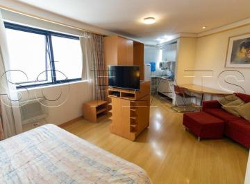 Apartamento · 30m² · 1 Quarto · 1 Vaga · Flat disponível para locação no Tsue Bienal contendo 30m², 1 dormitório e 1 vaga de garagem.