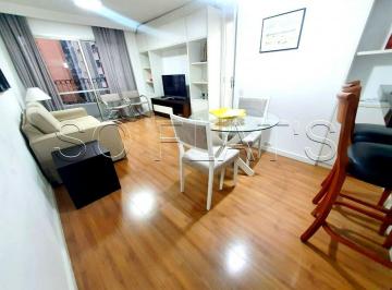 Apartamento · 70m² · 2 Quartos · 2 Vagas · Flat no Jardins com famosa planta de 70m² com quarto e sala separado no Jardim Paulista.