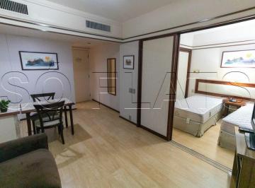 Apartamento · 33m² · 1 Quarto · 1 Vaga · Flat mobiliado no Jd. Paulista, zona nobre, com 1x dormitórios mobiliado, com serviços vaga.