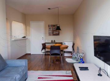Apartamento · 47m² · 1 Quarto · 1 Vaga · Flat Saint Thomas, icônico no bairro do Jardim Paulista estilo clássico cozinha completa.