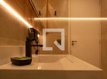 Sobre o imóvel: O Edifício está muito bem localizado, esquina com a Avenida Ibir · Apartamento para Aluguel - Moema, 1 Quarto,  25 m2 - São Paulo