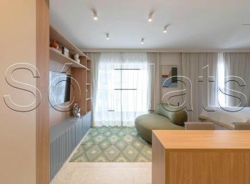 Apartamento · 41m² · 1 Quarto · 1 Vaga · Flat no Residencial MeWe Jardins disponível para locação contendo 41m², 1 dormitório e 1 vaga.