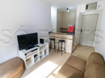 Apartamento · 36m² · 1 Quarto · 1 Vaga · Moema Top Life - Flat para locação em Moema totalmente mobiliado. Com entrada imediata e sem fiador.