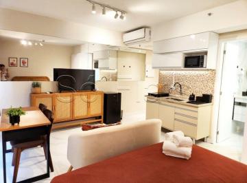 Apartamento · 33m² · 1 Quarto · 1 Vaga · Flat disponível para locação muito bem localizado no bairro de Moema ao lado da Av. Santo Amaro.