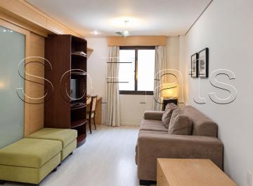 Apartamento · 37m² · 1 Quarto · 1 Vaga · Flat em Moema, proximo a Av. Ibirapuera e Metrô na Rua Jamaris com 1 dormitório