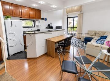 Apartamento · 50m² · 1 Quarto · 1 Vaga · Flat tipo duplex, todo mobiliado pronto para sua moradia, ao lado da Av Ibirapuera. Consulte-nos
