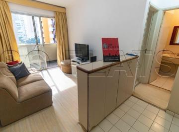 Apartamento · 36m² · 1 Quarto · 1 Vaga · Flat em Moema para Locação totalmente mobiliado