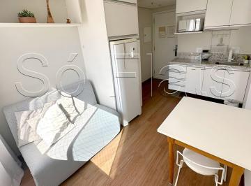 Apartamento · 26m² · 1 Quarto · 1 Vaga · Flat disponível para locação todo mobiliado, padrão diferenciado e finamente decorado.