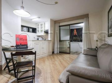 Apartamento · 49m² · 1 Quarto · 1 Vaga · Flat no Paulista Wall Street disponível para locação com 49m², 1 dormitório e 1 vaga nos Jardins.