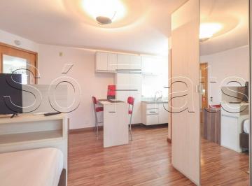 Apartamento · 26m² · 1 Quarto · 1 Vaga · Flat Interative no Jardins disponível para locação contendo 1 dormitório e 1 vaga de garagem