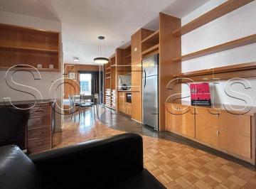 Apartamento · 42m² · 1 Quarto · 1 Vaga · Lindo flat em Moema para locação na Av. Rouxinol. Com entrada imediata e sem fiador. Consulte-nos.