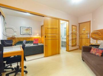 Apartamento · 31m² · 1 Quarto · 1 Vaga · Flat nos Jardins próximo a Avenida 9 de Julho e Shopping Pamplona para locação.