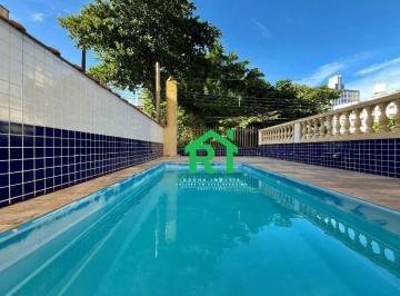 Piscina · Apartamento com 1 quarto, 1 vaga e lazer à venda no Tombo, Guarujá