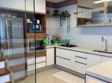 Casa · 136m² · 3 Quartos · 4 Vagas · TRIPLEX EM PINHAIS! 03 SUÍTES,SACADA,CLOSET,LAREIRA,CHURRASQ
