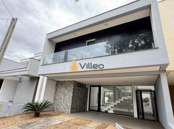 Casa · 206m² · 3 Quartos · 4 Vagas · Exclusiva Residência com Fachada Brise no Condomínio Terras de São Francisco - Sorocaba/SP