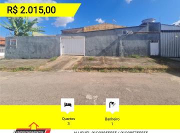 Casa de 3 quartos, Gama · Aluga se casa na Quadra 48 Setor Leste