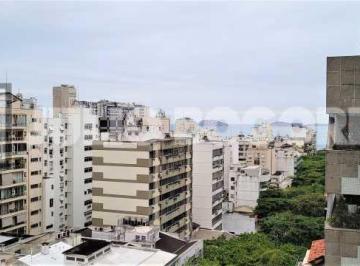 Apartamento · 67m² · 1 Quarto · 1 Vaga · Apartamento à venda no Leblon de sala e quarto com varanda andar alto e infra