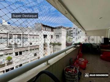 Apartamento · 103m² · 3 Quartos · 2 Vagas · Bairro Leblon 2ª quadra da praia - Varanda - Original 3 Quartos - 2 vagas escr