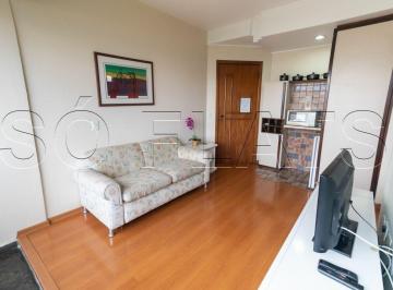 Apartamento · 34m² · 1 Quarto · 1 Vaga · Flat no Morumbi, Prox a Av. Hebe Camargo, ao Extra Morumbi e acesso a Marginal Pinheiros