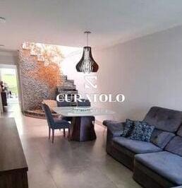 Casa · 130m² · 3 Quartos · 2 Vagas · Sobrado com 3 dormitórios, churrasqueira, varanda e 2 vagas cobertas - Vila Salete / Penha