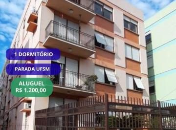 Apartamento · 53m² · 1 Quarto · 1 Vaga · 1 Dormitório amplo no centro, com garagem, no CENTRO de Santa Maria