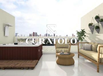 Apartamento · 100m² · 2 Quartos · 1 Vaga · Cobertura com 2 dorms, 1 suíte, varanda e vaga coberta e espaço para lazer - Jd Santo Alberto, Santo