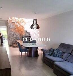 Casa · 130m² · 3 Quartos · 2 Vagas · Sobrado com 3 dormitórios, churrasqueira, varanda e 2 vagas cobertas - Vila Salete / Penha