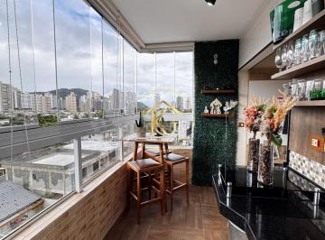 Apartamento · 60m² · 2 Quartos · 1 Vaga · Apto 2 Quartos (1 Suíte) Canto Forte, Semimobiliado, Varanda Gourmet e Vista!