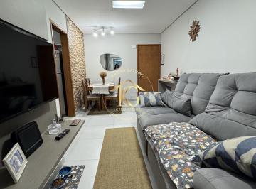 Apartamento · 69m² · 2 Quartos · 1 Vaga · Apartamento semimobiliado 2 dormitórios sendo 1 suíte Guilhermina - Praia Grande
