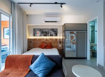 Apartamento · 40m² · 1 Quarto · Studio á Venda no Campo Belo Mobiliado  com 40m², 1 quarto.