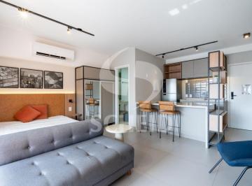 Apartamento · 40m² · 1 Quarto · Studio á Venda no Campo Belo Mobiliado com 40m², 1 quarto.
