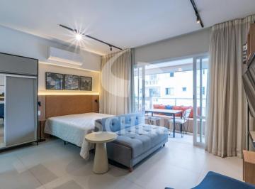 Apartamento · 40m² · 1 Quarto · Studio á Venda no Campo Belo Mobiliado com 40m², 1 quarto.