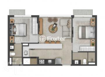 AP DOUBLE SUÍTE (1).jpg · Apartamento à venda em Cidade Baixa com 60 m², 2 quartos, 2 suítes, 2 vagas