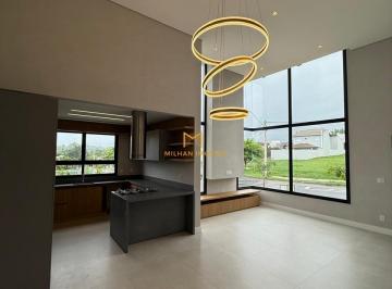 Foto 01 · Casa de luxo no condomínio Jardim Piemonte: 3 quartos, 3 suítes, 2 salas, 2 banheiros, 4 vagas e 210