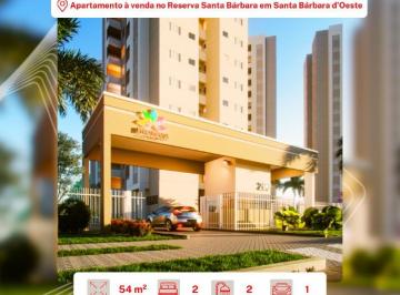 Apartamento · 55m² · 2 Quartos · 1 Vaga · Apartamento à venda, 2 quartos, 1 suíte, 1 vaga, Reserva Centenária - Santa Bárbara D'Oeste/SP