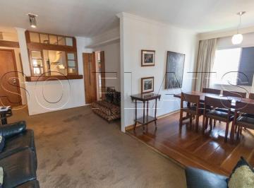 Apartamento · 89m² · 1 Quarto · 2 Vagas · Flat para locação luxuoso totalmente mobiliado com 1 dorm próx a Av Sto Amaro e Pq Ibirapuera.