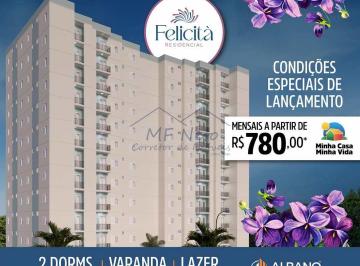 Apartamento · 48m² · 2 Quartos · 1 Vaga · Apartamento com 2 quartos, FELICITA RESIDENCIAL, Pirassununga - R$ 248 mil, Cod: 10133453
