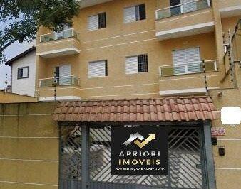 Apartamento · 65m² · 3 Quartos · 1 Vaga · Cobertura com 3 dormitórios à venda, 65 m² por R$ 540.000,00 - Vila Progresso - Santo André/SP