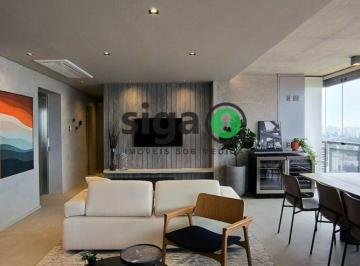 Apartamento · 167m² · 3 Quartos · 3 Vagas · Apartamento mobiliado para venda no Brooklin 03 suítes, São Paulo - SP