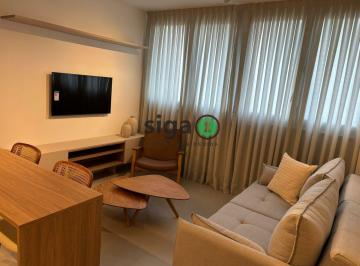 Apartamento · 38m² · 1 Quarto · 1 Vaga · Apartamento para locação 38m² com vaga todo mobiliado localizado na Chácara Santo Antônio, São Paulo