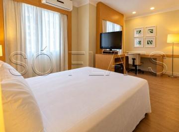 Apartamento · 25m² · 1 Quarto · 1 Vaga · Flat totalmente mobiliado25m² 1 dorm, 1 vaga para investimento no Campo Belo