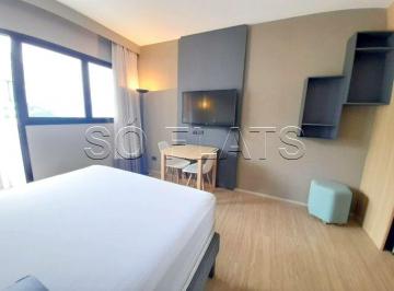 Apartamento · 29m² · 1 Quarto · 1 Vaga · Em Alphaville, flat Adagio, ótimo para investimento ou moradia